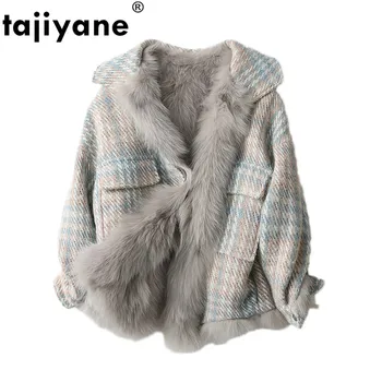 

Real Fox Fur Liner Coat Women Clothes 2018 Autumn Winter Wool Coats Korean Vintage Jacket Overcoat Manteau Femme Hiver ZL793