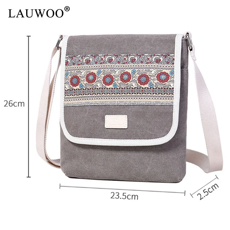 LAUWOO модные однотонные холщовые сумки-мессенджеры с пряжкой Повседневная Портативная сумка на плечо Корейский тренд простой пакет для мужчин и женщин