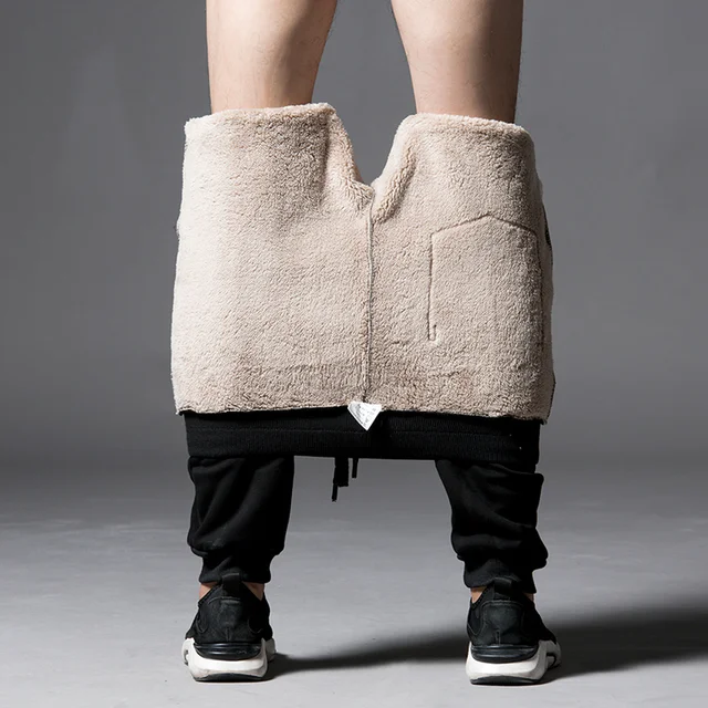 Fleece Lined Sweatpants Fuzzy Inside Fur Inside Joggers Plus Size