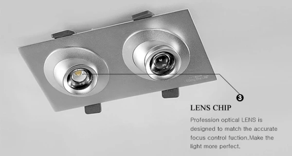 ; 12v led встраиваемый светильник с фокусируемым головка