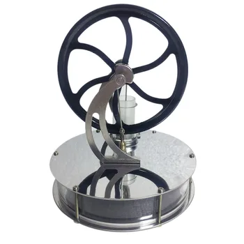 

1pcs High Quality Low Temperature Stirling Engine Model With Big Flywheel - Black