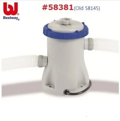 58381 Bestway 330gal Flowclear фильтр насос для 1100-8300 л плавательный бассейн Циркуляционный фильтр для воды фильтр плавательного бассейна очиститель