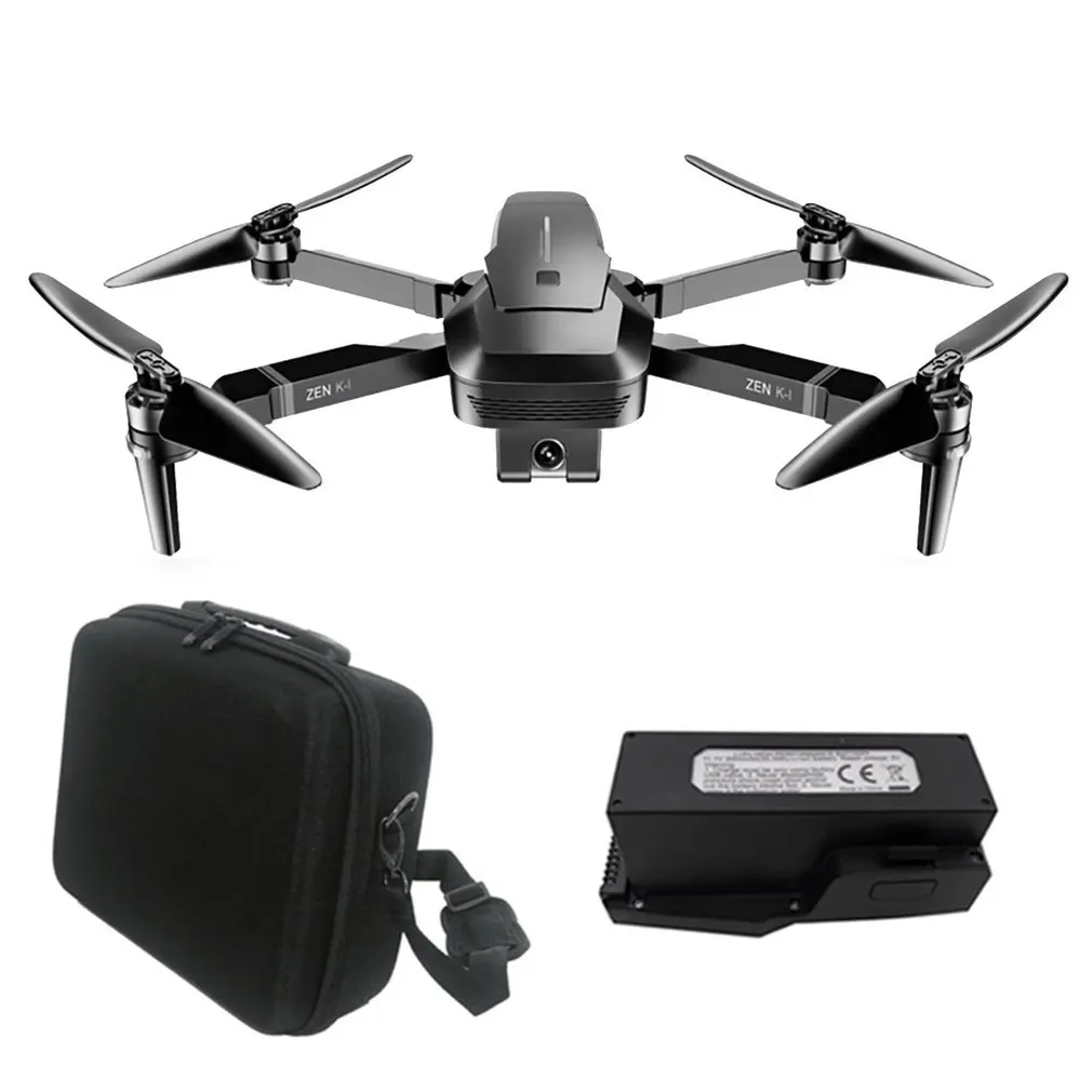 K1 1B Storage Box Visuo ZEN K1 gps Радиоуправляемый Дрон met 4K HD Двойная камера управление жестами 5G Wifi FPV Borstelloze мотор vlucht 28 minuten Dron VS F11 B4W - Цвет: K1 1B Storage Box