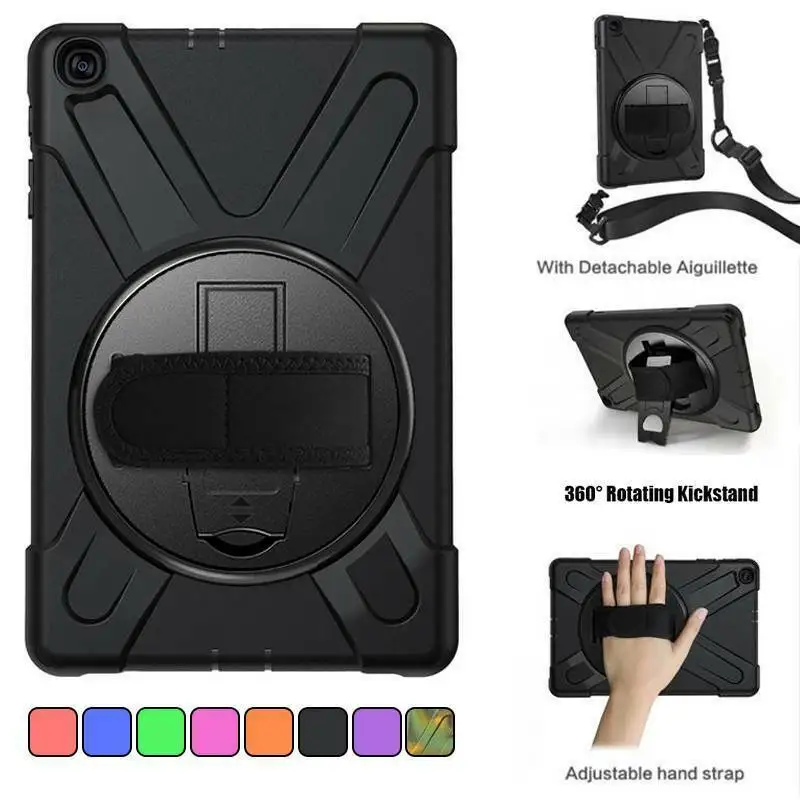 

Hybrid Armor Stand Hard Case Cover For Samsung Galaxy Tab A 10.1" 2019 T510 T515