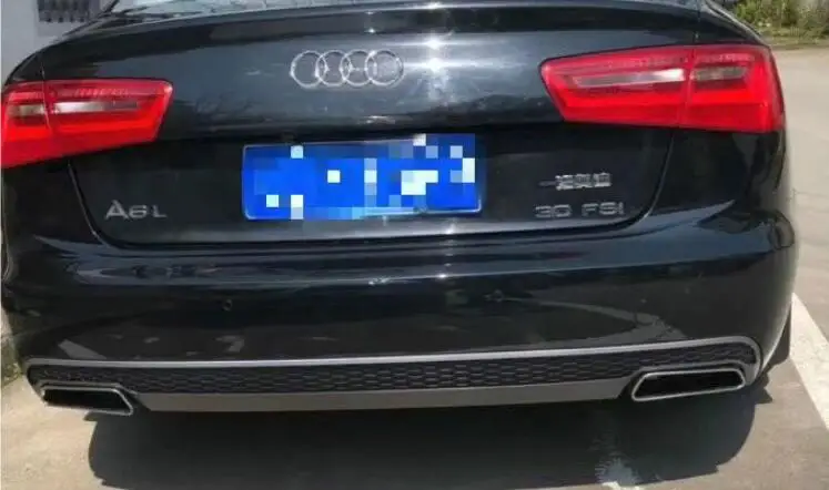 Для Audi A6 S6 обвес спойлер 2012- для Audi A6 RS6 ABS задний спойлер передний бампер диффузор защитные бамперы