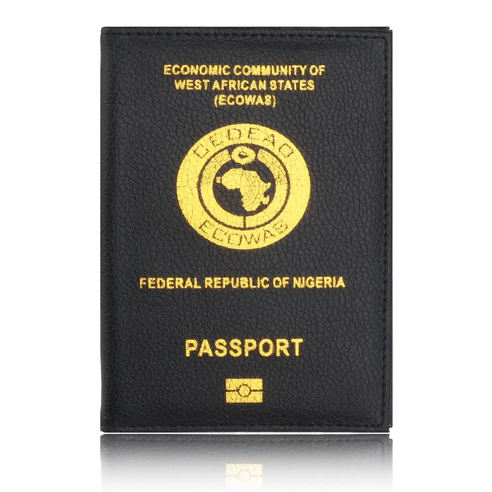 Nigeria Rfid Blocking Nigeria Passport Holder Nigeria Leather Passport