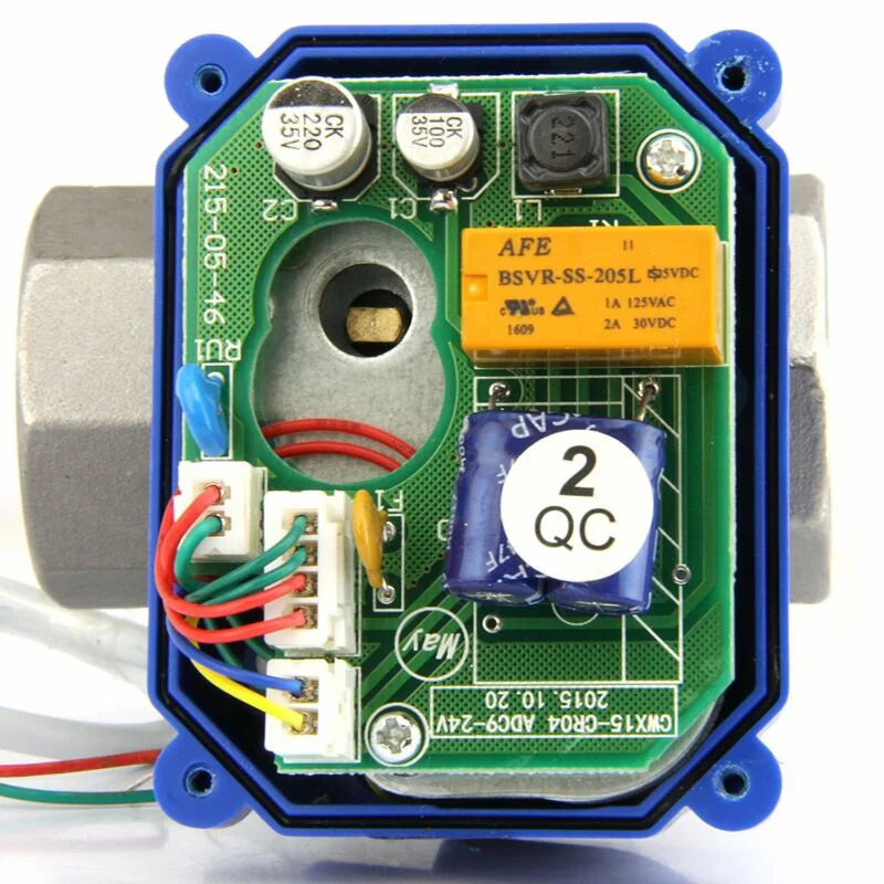 Горячая 1 предмет Электрический шаровой кран 1/4 \ "Нержавеющая сталь моторизованный шаровой клапан 9V 12 V-24 V/NC/2 провода видео-телефон двери автоматический возврат