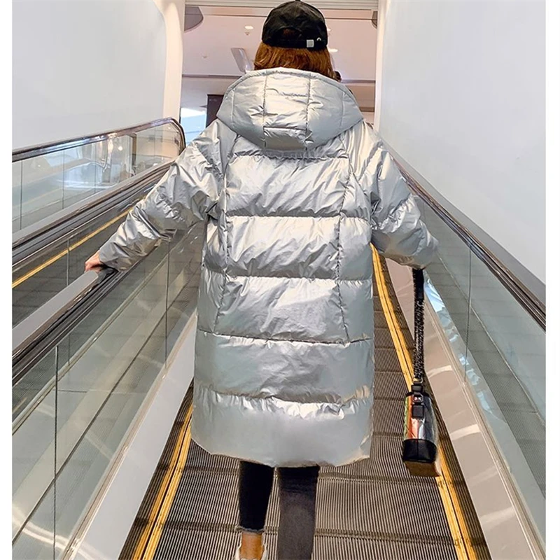 Heydress женский зимний пуховик с капюшоном плотная теплая парка в стиле Харадзюку