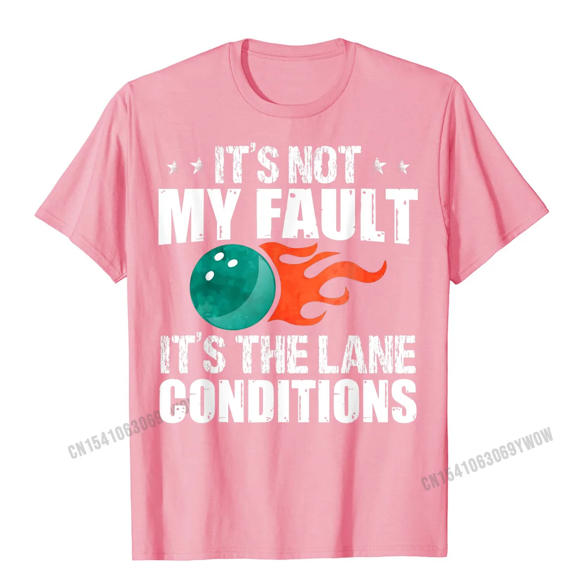 Camisa Design Fall 100% Cotton Round Neck Mens Tops Shirts Printed On Top T-shirts Hot Sale Short Sleeve Tshirts Bowling Excuse Funny Shirt Lane Conditions Bowler Gift T-Shirt__230 pink