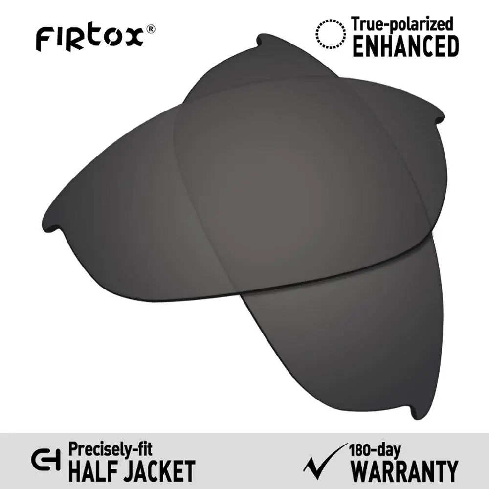 Black-Polarized Firtox настоящие поляризованные Сменные рассеиватели UV400 для-половина солнечные очки к куртке Окли(Только Совместимые линзы)-несколько цветов - Цвет линз: Black-Polarized
