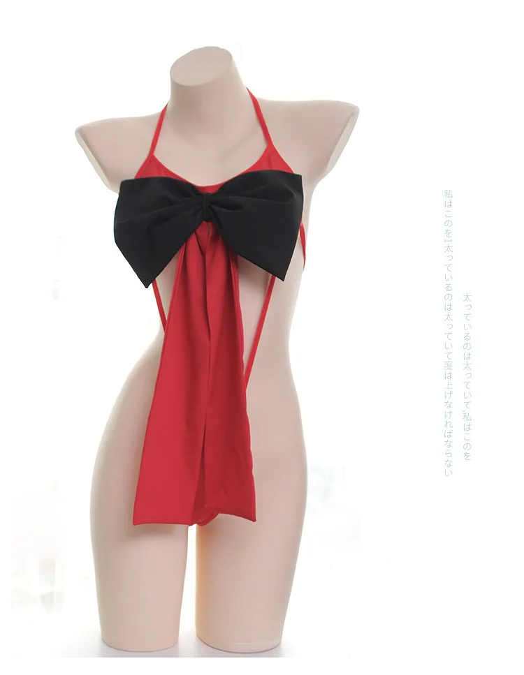 Милый японский стиль, боди, нижнее белье, с бантом Тедди, фетиш, Дамское Кружевное боди, костюм, сексуальное эротическое нижнее белье, открытая спина, косплей, каваи, хит