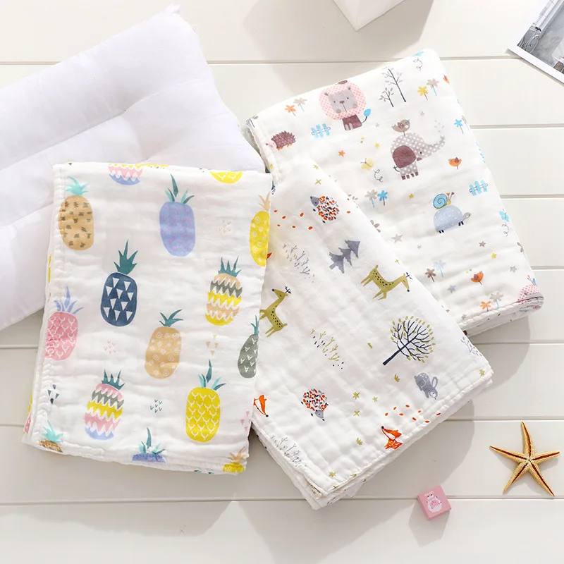 

Pure Cotton Class a Six-layer Gauze Combing Compact Spinning Children's Quilt Children Blanket Infant Newborn Bath Towel Cartoon