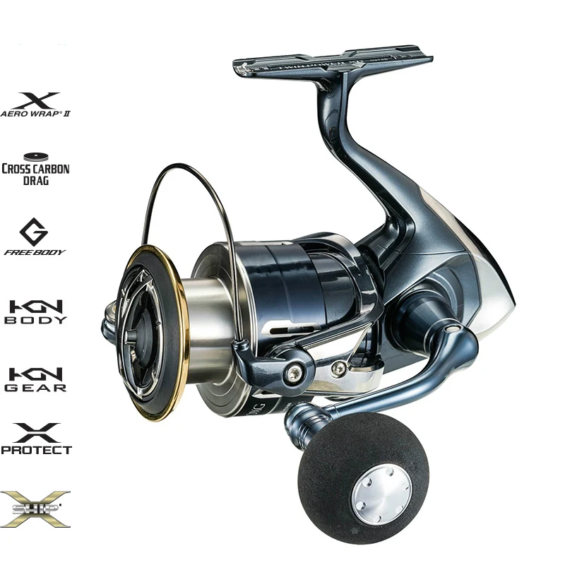 SHIMANO оригинальная Рыболовная катушка TWINPOWER XD C3000HG C3000XG 4000XG C5000XG 9 + 1BB 6 0/6 2/6 4 для
