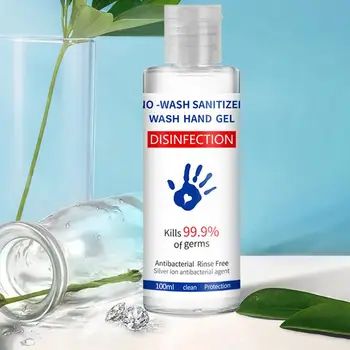 

100ml Disposable No-wash Hand Sanitizer Bacteriostatic Portable Prevention Silver Ion Disinfection Gel Kids Adult Hom