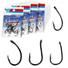 Carbon Steel Carp Hooks Teflon Coating Carp Fishing Hooks Wide Gape with Micro Barb Matt Black Yn Hook for Coarse gamakaTSU ► Photo 1/6