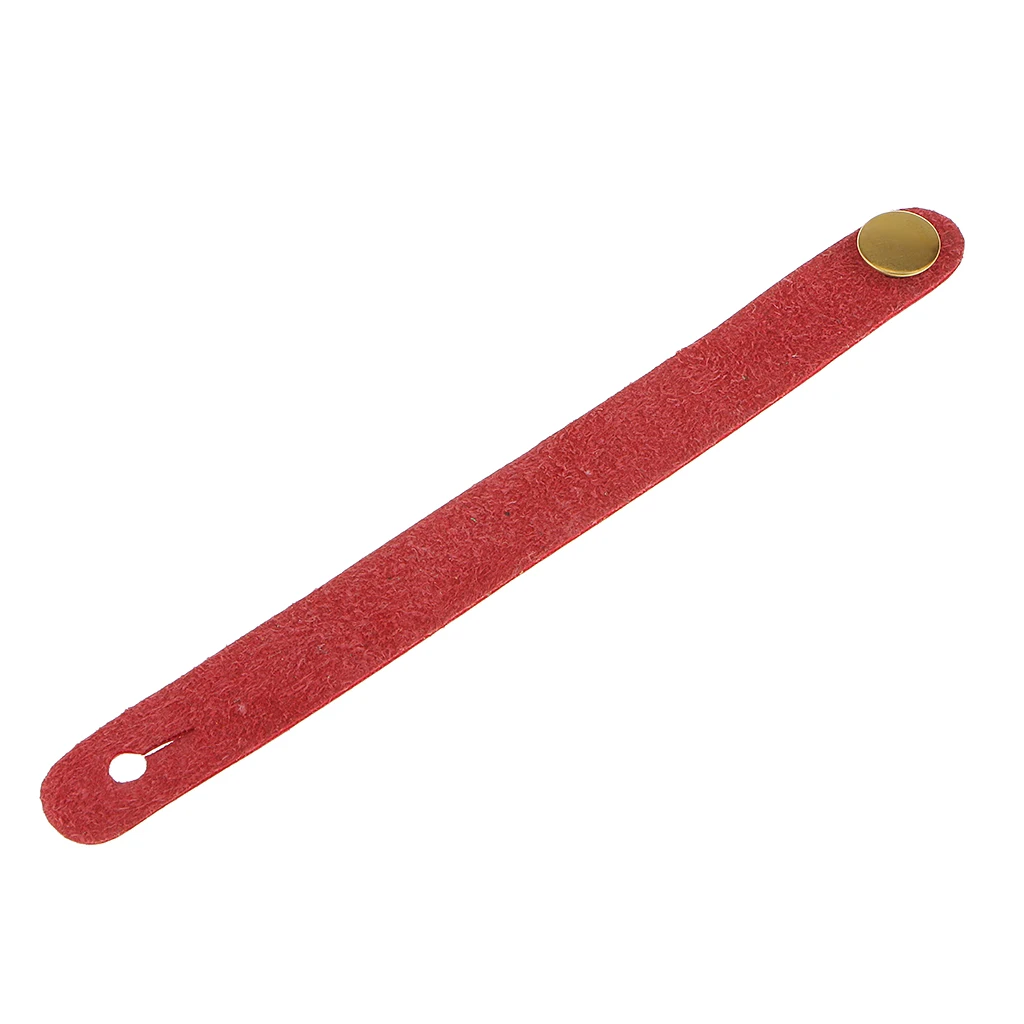 2pcs Microfiber Leather Strap Hook Button for Acoustic/Folk/Classic Guitar
