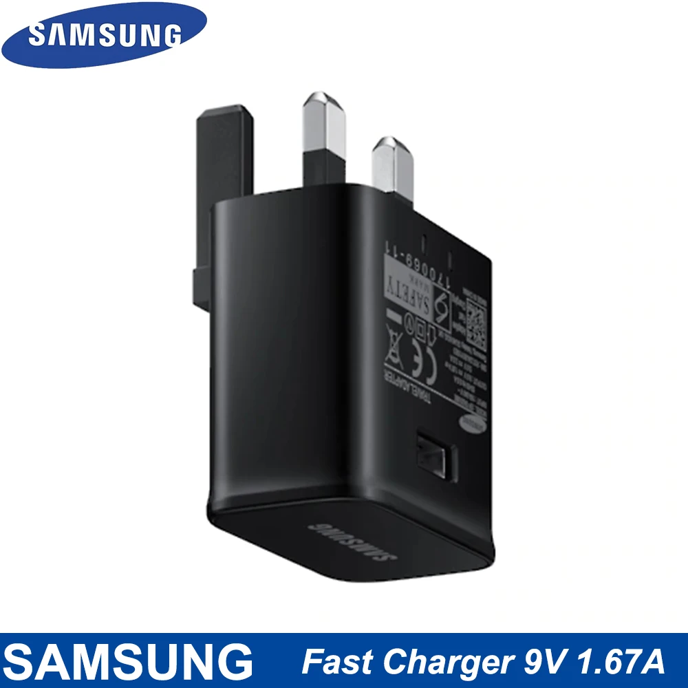 best 65w usb c charger For Samsung S10 S8 S9 Plus UK Fast Charger 15W Travel Adapter 9V1.67A Fast ChargeType C &  Micro USB Cable ForS9 Note10 9 8 A50 mobile phone chargers