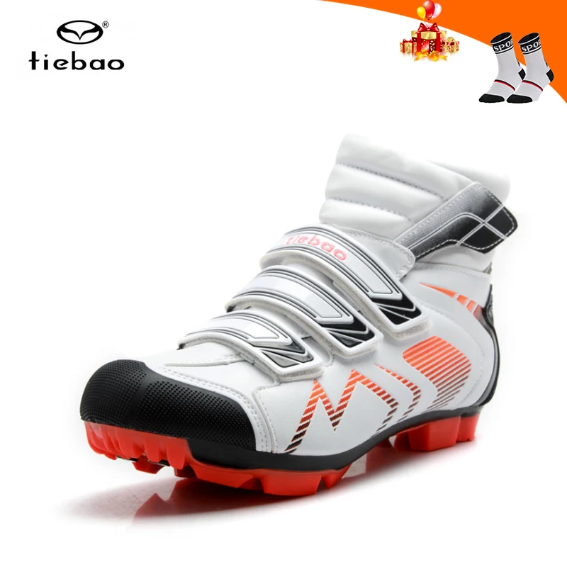 

Tiebao men cycling shoes sapatilha ciclismo mtb winter whiter bicyle sneakers superstar self-locking breathable riding mtb shoes