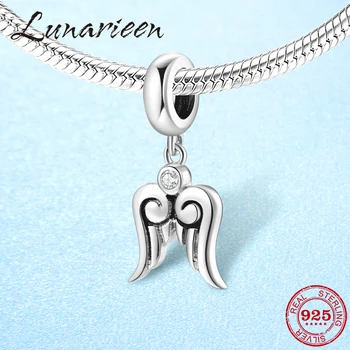 

Wings from heaven 925 Sterling Silver pendants Beads Fit Original Pandora Charm Bracelet bangles Jewelry making