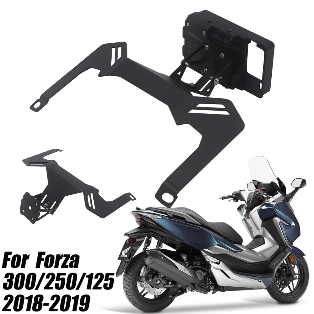 For Honda Forza 300 250 Forza 125 MF13 2017-2020 Phone Holder Stand Holder  GPS Navigator Plate Bracket Motorcycle Accessories - AliExpress Automobiles  \u0026 Motorcycles