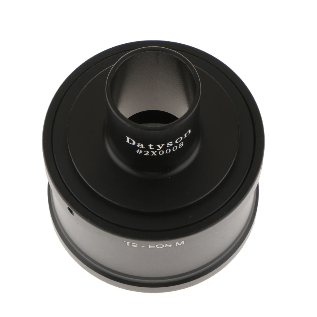 T T2 кольцо для Canon EOSM M10 M3 M5 M6 беззеркальная камера объектив+ 23,2 мм микроскоп крепление трубки-черный
