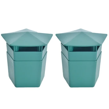 

2PCS Plastic Snail Trap Garden Tool Eco-Friendly Catcher House Cage Farm Protector Clear Reptile