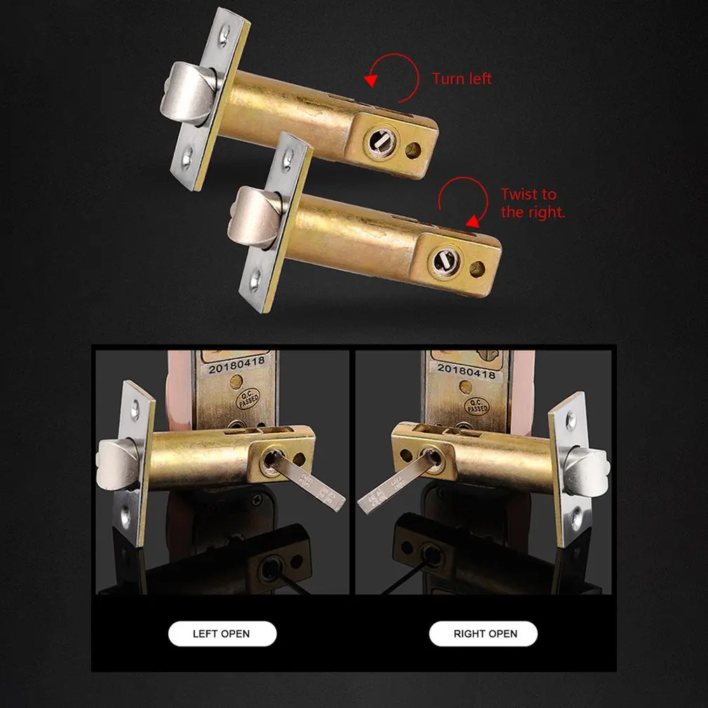 380B Digital Password Door Lock Mechanical Code Keyless Entry Door Lock Waterproof Non-Power Anti-rust Lock for 30-65mm Door