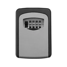 IMPORX Key Safe Box Weatherproof 4 Digit Combination Key Storage Lock Box Indoor Outdoor Password Lock Hidden Keys Storage Box