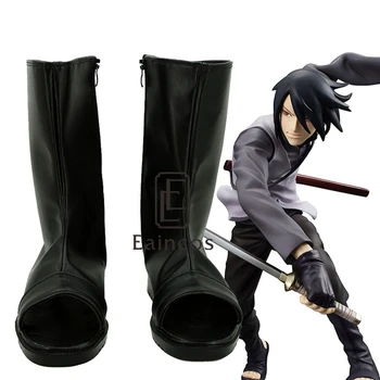 

Anime Naruto Uchiha Sasuke Cospla Shoesy Halloween Party Custom Made