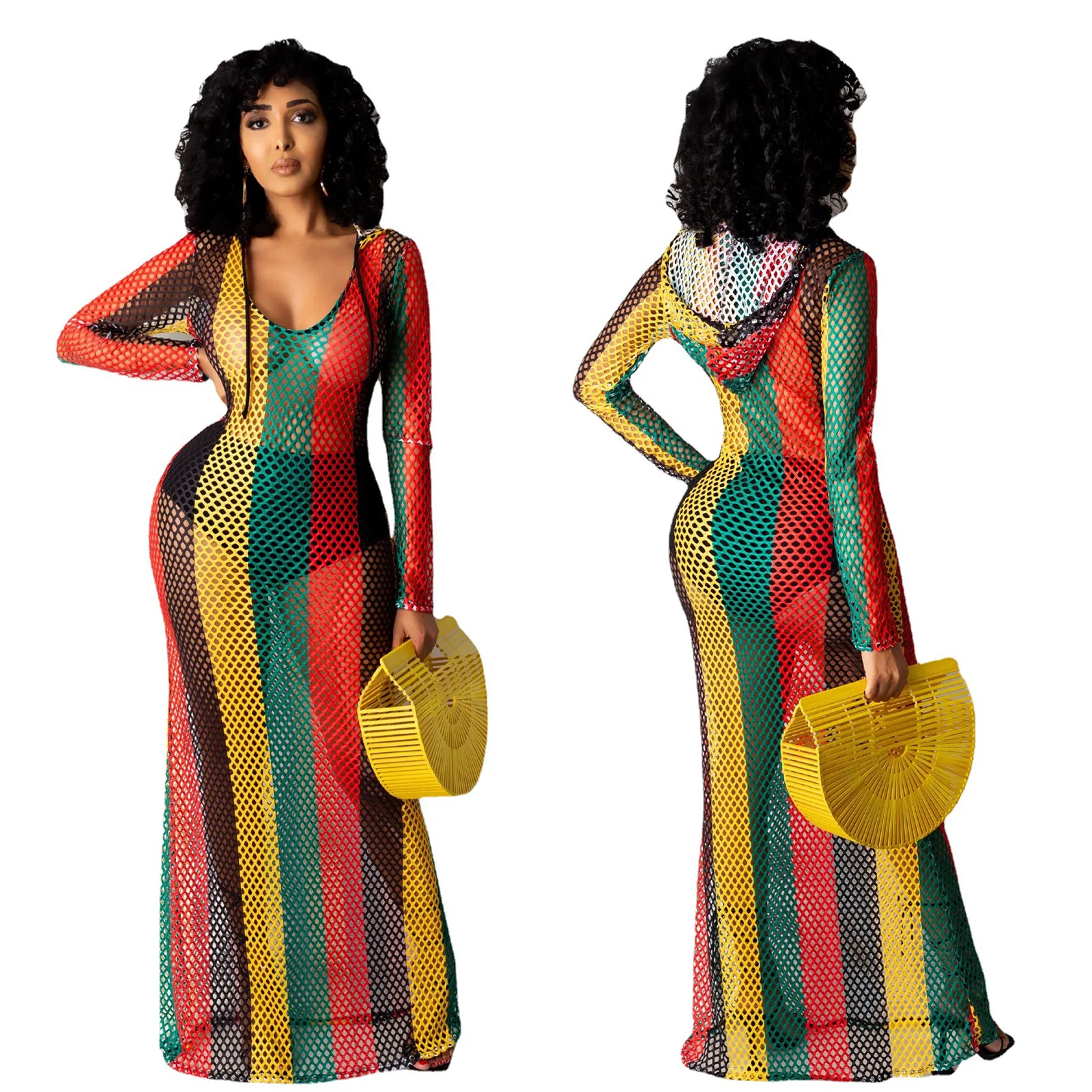 Long Crochet Beach Cover Up Robe De Plage Swimsuit Cover Up Saida De Praia Longa Women Bathing Suit Cover Up Tunics For Beach 1