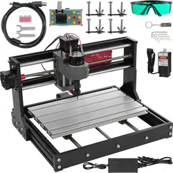 Graveur Laser CNC 3018 PRO, fraiseuse à bois, 3 axes, gravure PCB PVC bois, bricolage, Mini graveur + tête Laser 5500mw 