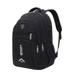 2022 Korean Fashion Backpacks for Men Solid Color Oxford Cloth Waterproof University Bags for Man Large-Capacity Traveling Bags