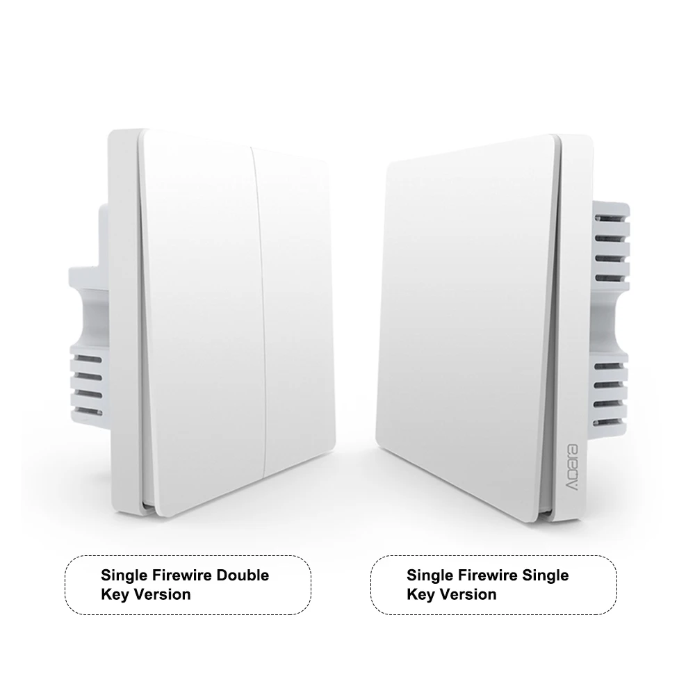 Настенный выключатель Aqara Smart Line Fire Wire Light умный дом дистанционное управление беспроводной ключ настенный выключатель для Xiaomi Mi приложение для дома