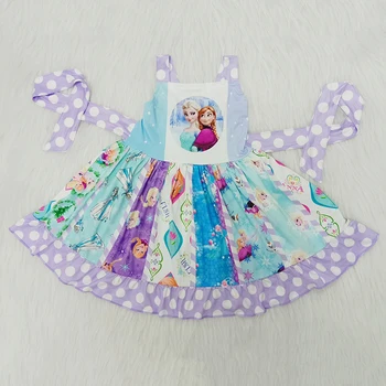 

little girl sleeveless baby girl dress summer children girl dress baby princess cartoon knee length dress toddler infant clothes