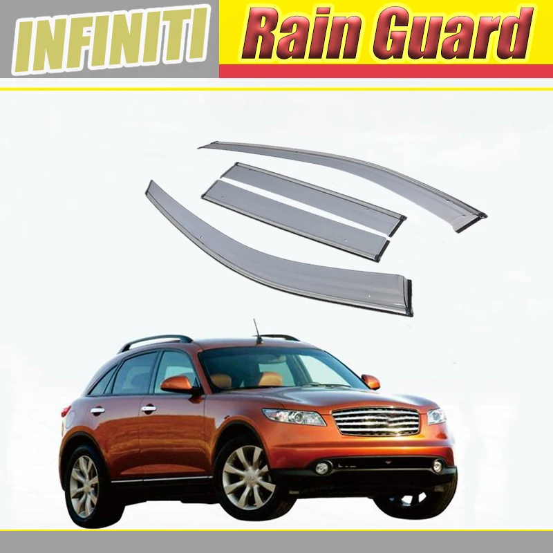 

For Infiniti QX80 Rain Guard/Guard Smoke Window Rain Window Wind Visor 4Pcs/1 Set 2013-2020