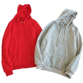 

Korean Couple Hoodies 3xl Unisex Sweatshirt Warm Poleron Mujer 2019 Kangaroo Pocket Hoodie Plain Thick Hoodies Women Solid Color