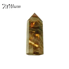 Kiwarm raro muito amarelo quartzo cristal único finalizado varinha cura espécime pedra preciosa minerais ornamentos para decoração de casa