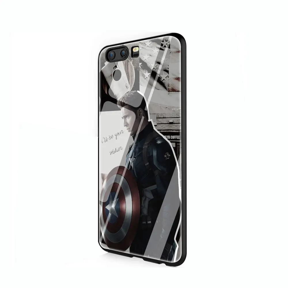 MARVEL обои из закаленного стекла, крышка чехол для Huawei P10 P20 P30 mate 20 Honor 9 10 Lite Pro 7A 8X P Smart - Цвет: G10