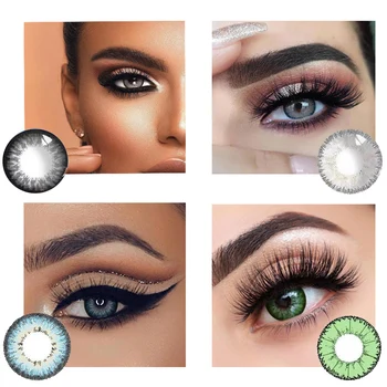 

2pcs/pair Colored Contact Lenses Beautiful Pupil Colored Lenses for Eyes lenses with diopters For cosmetics