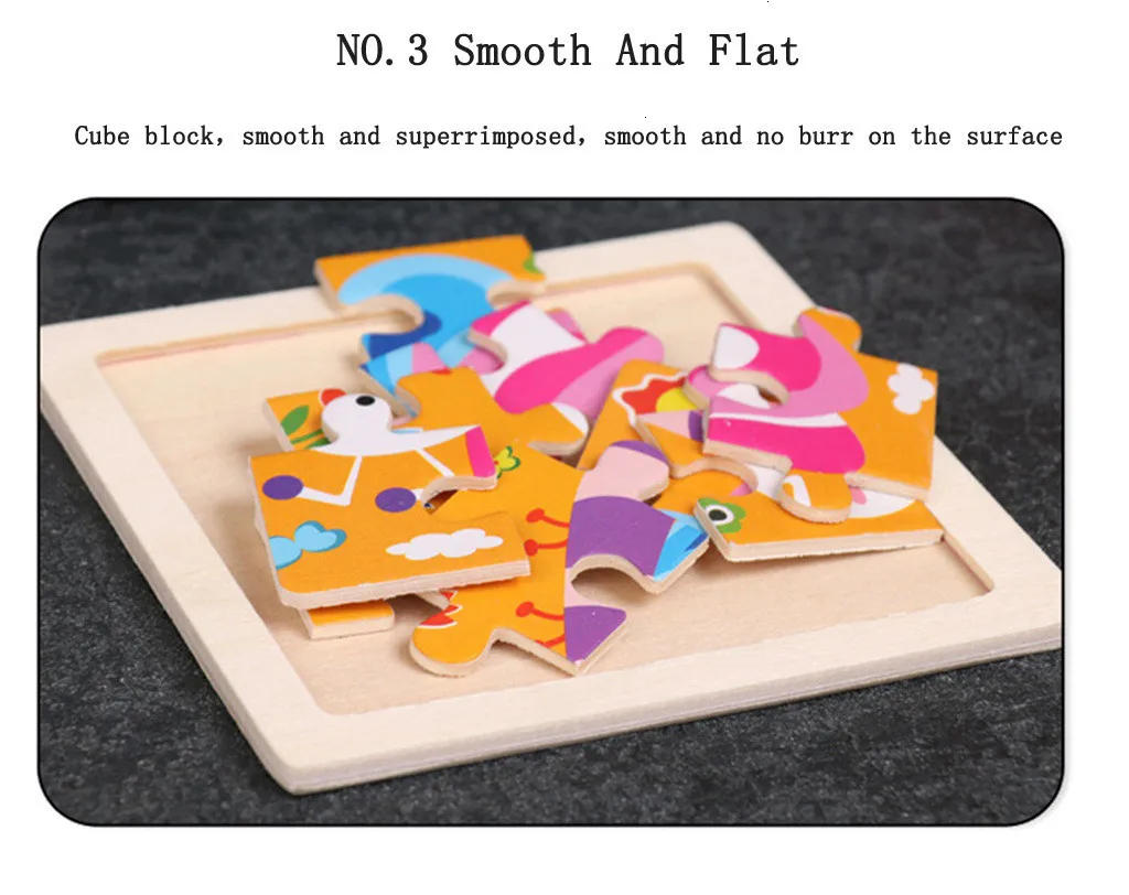 9 Wooden Puzzle Puzzles of Animals From Animated Cartoons From Learning Baby Toys Wood Toys Educational Toys Wood Puzzle Games