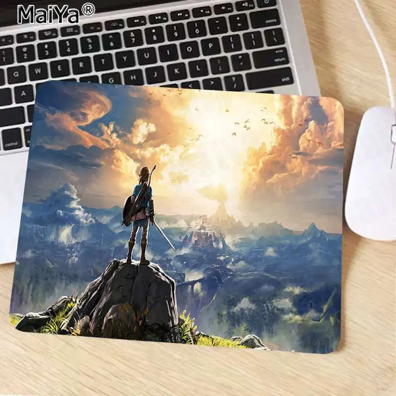 MaiYa Печатный игровой коврик Zelda для ноутбука, компьютера, мыши, гладкий коврик для письма, настольные компьютеры, коврик для игровой мыши