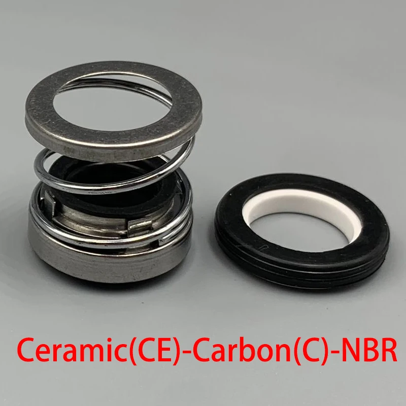 

108-18 108-20 108-25 108-30 108-35 Ceramic Carbon NBR Rubber Water Pump Single Coil Spring Bellows Shaft Mechanical Seal