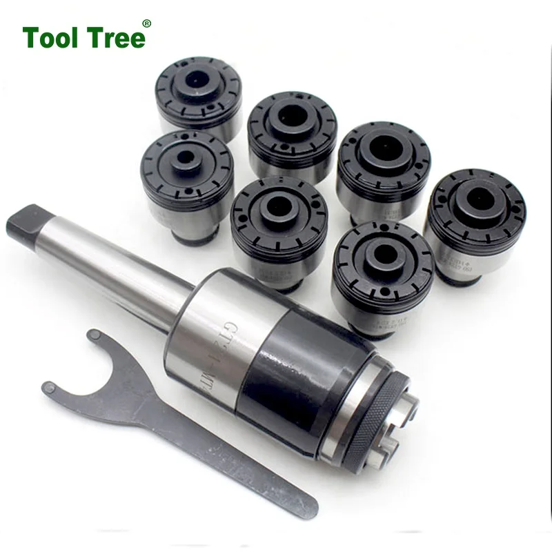 Machine Tools MT4MT5GT12Tap Holder  Quick Change Tap  Adapter Tapping Collet Chuck for Milling Working 1pcs keyless drill chuck for metabo 10 8v 18v power maxx bs18 quick basic classic 301003330 electric tools collet fixture