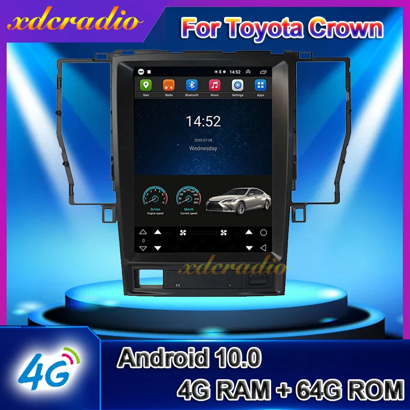 Автомобильный радиоприемник Xdcradio 10 4 дюйма Android 11 0 для Toyota Crown автомобильный