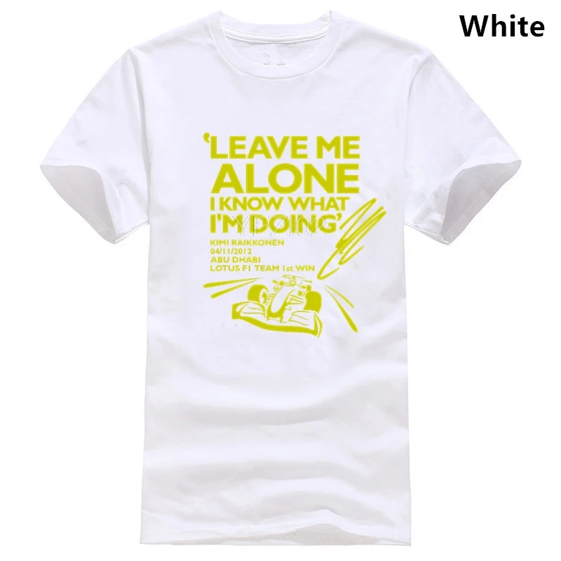 Kimi Raikkonen Leave Me Alone I Know What Im Doing Short-Sleeve Unisex T-Shirt