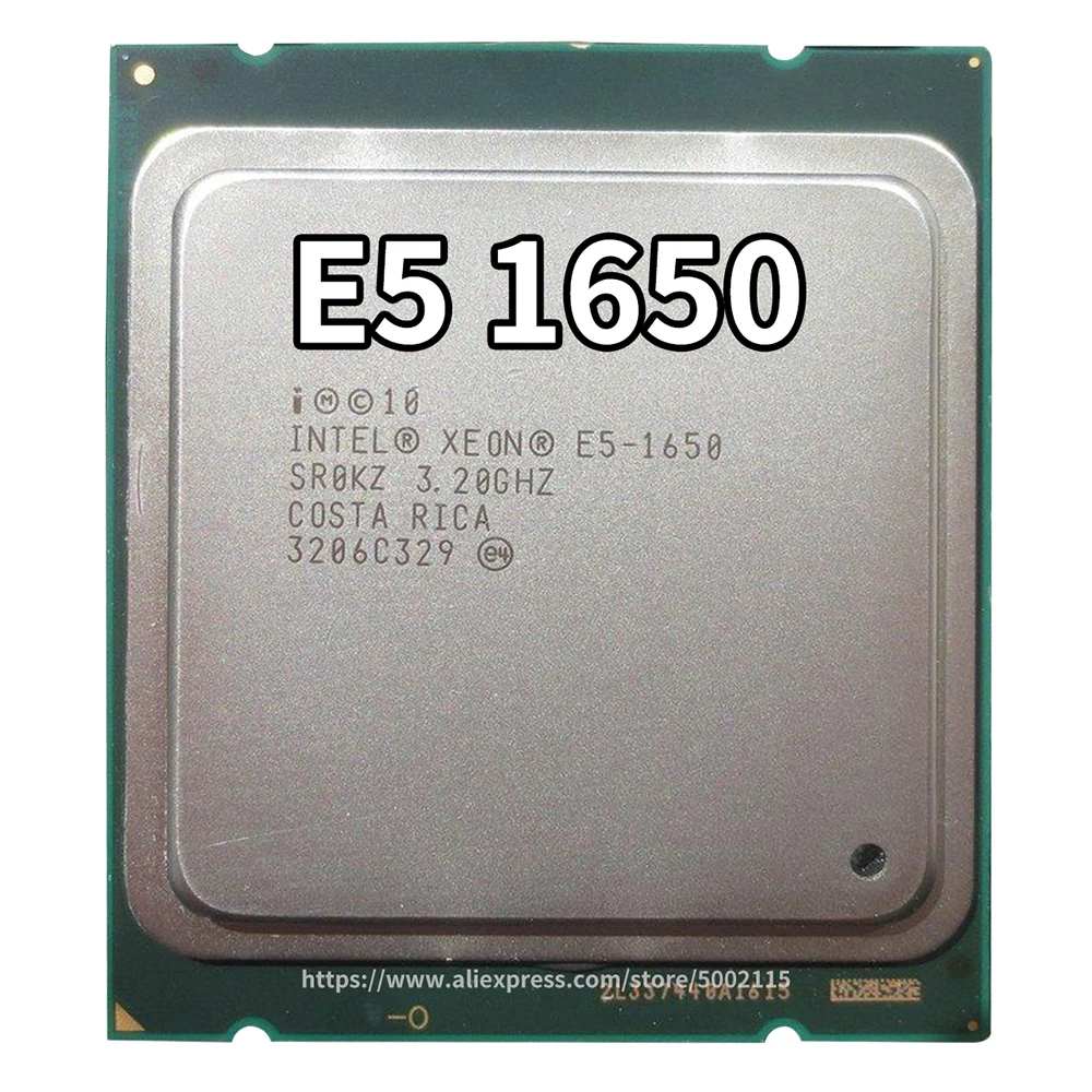 

Intel Xeon E5 1650 E5-1650 3.2GHz 6 Core 12Mb Cache Socket 2011 CPU Processor SR0KZ free shipping