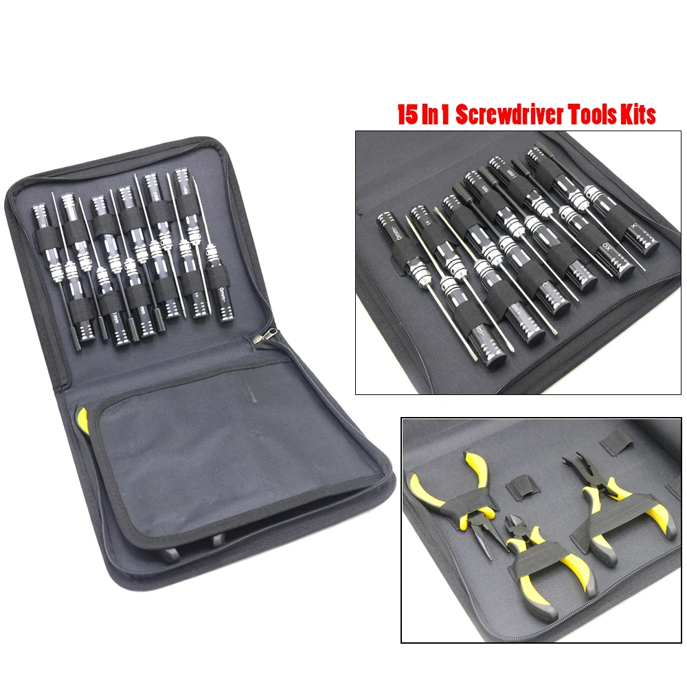 Chave de fenda Alicatador Kit Repair Box