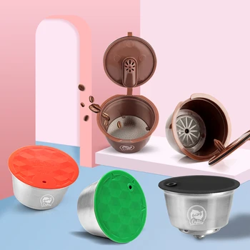 

Refillable Capsule For Dolce Gusto Coffee Reusable Stainless Steel Filter Coffee Filter Milk Foam Maker For Mini Lumio