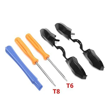 

10set Replacement LB RB Bumpers Buttons Key + T6&T8 Screwdrivers Repair Tools + Crowbar For Microsoft For Elite Controller