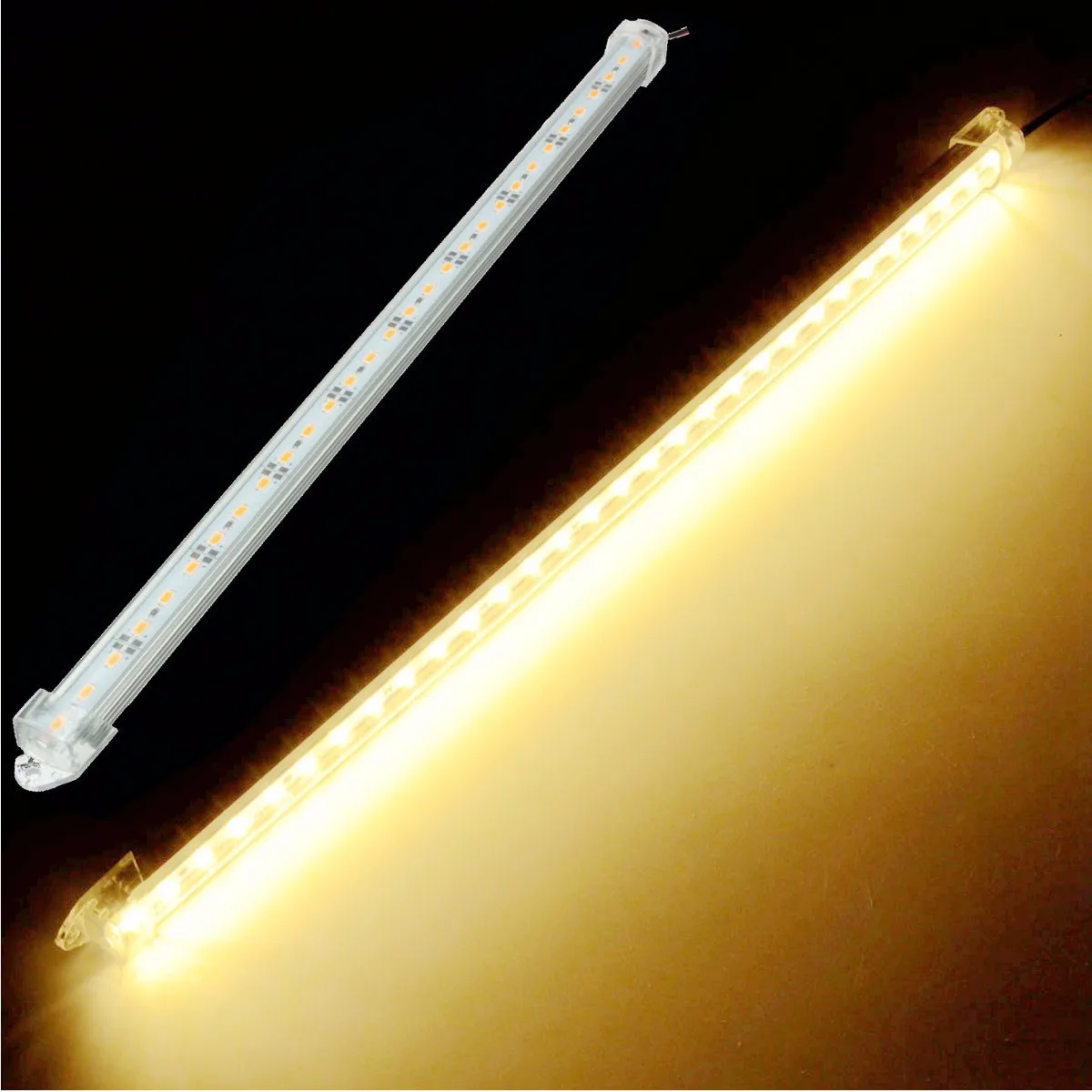 2X12 V 20/40/50 см SMD Автомобильный светодиодный бар интерьер Жесткая светодиодная лента светильник Бар Настенные подвесные лампы PC крышка лодка Ван Караван Трейлер